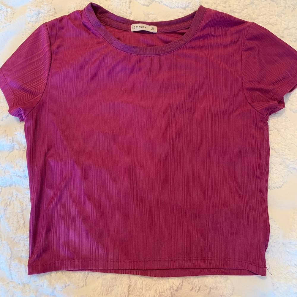 Purple Crop Top